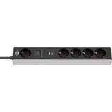  Breenstuhl 1159780615 power extension 1.5 m 5 AC outlet(s) Indoor Black, Grey Cijene