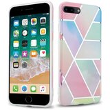 Cadorabo Case, združljiv z Apple v mavričnem marmorju št. 11 - Zaščitni pokrov iz silikona TPU z vzorcem mozaikom, (20565062) Cene