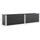  Visoka greda 250x50x54 cm WPC siva | Shoptok.si
