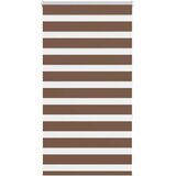 vidaXL zebra senčilo rjave 85x150 cm tkanina širina 80,9cm poliester | Shoptok.si
