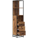 vidaXL Kupaonski ormar s ladicama Staro drvo 35 x 37.5 x 166 cm | shoptok.hr