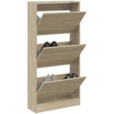  The Living Store Omarica za čevlje sonoma hrast 60x21x125,5 cm inženirski les - Omarica Za Čevlje, (21442346) Cene