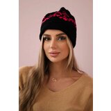 Kesi marka niezdefiniowana Women's cap Kira K374 black+pink Cene