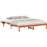  Konstrukcija postelje Voskast rjav 200 x 200 cm, (5000126476) | Shoptok.si