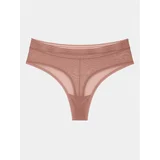 Triumph Tangice Tempting Sheer Highwaist String 10215943 Bež