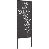  Privatnost u vrtu Crna 50 x 140 cm Hladno valjana čelična | shoptok.hr