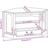  KutuskiTVormar s ladicama Prirodna 79 x 40 x 46 cm | shoptok.hr