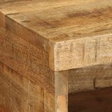 vidaXL Stenska TV omarica 100x30x19 cm trden robusten mangov les | Shoptok.si