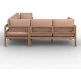 Bessagi Garden Lounge Garnitura Livia, Roza, Naravne Barve, 4-Delno | Shoptok.si