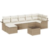 vidaXL 8-dijelni set vrtnih sofa s jastučićima smeđi poli ratan | shoptok.hr