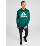 Adidas Športna trenirka temno zelena / črna / bela | Shoptok.si