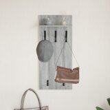  Vješalica za kapute na zidu Sivi hrast sonoma 90 x 40 x 10 cm | shoptok.hr