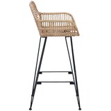  Barski stolac 2 pcs 55 x 52 x 92 cm Ratan i čelik | shoptok.hr
