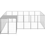  Kavez za pse srebrni 8,47 m² čelični | shoptok.hr