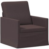  Set sofe 2 pcs Tamno smeđa Tkanina - Tamno smeđa 1-Sjedalo + 3-Sjedalo (210 cm) | shoptok.hr
