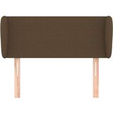  Uzglavlje s ušima tamnosmeđe 83x23x78/88 cm od tkanine | shoptok.hr