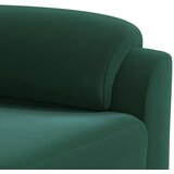 Set sofe 2 pcs Tamnozelena Baršun - Tamnozelena 1 sjedalo + trosjed | shoptok.hr
