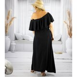 Pri Airy maxi dress with ruffles and waist tie STELLA | shoptok.hr