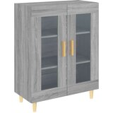 vidaXL Komoda siva sonoma 69,5x34x90 cm inženirski les | Shoptok.si