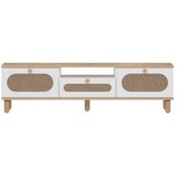 Hanah home tv polica bohem sapphire oak white | ePonuda.com
