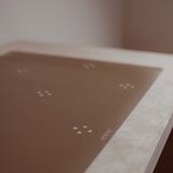 Eeveve® Vinilna podloga za risanje in ustvarjanje Dotted Autumn Gold | Shoptok.si