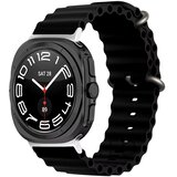  Silikonska narukvica za pametni sat Samsung Galaxy watch Ultra crna 47 mm Cene