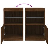  Komoda s LED svjetlima boja hrasta 41x37x67 cm | shoptok.hr