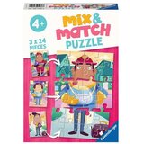 Ravensburger Mix&Match puzzle - Moji omiljeni poslovi - 3x24 delova | ePonuda.com