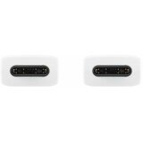 Samsung Podatkovni kabel (EP-DX510JWEGEU) - Hitro polnjenje tip-C na tip-C 5A, 1,8 m - bel | Shoptok.si
