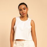 BeastPink ženska majica bez rukava serenity ivory Cene