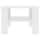  Stolić za kavu bijeli 60 x 60 x 42 cm od konstruiranog drva | shoptok.hr