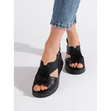 GOODIN Comfortable women's black sandals