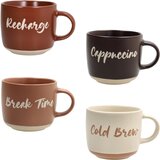 Tognana Set od 4 šolje Cindy Barista, 37 cl, Šareni Cene