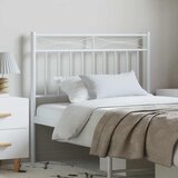  Metalno zamjensko uzglavlje bijelo 100 cm Crna | Shoptok.si