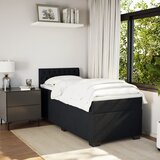 Box spring krevet s madracem crni 90x200 cm baršunasti | shoptok.hr