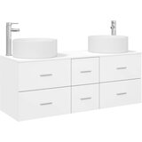  Set namještaja za kupaonicu 3 kom. Bijela 49,5 x 44,5 x 65,5 cm | shoptok.hr