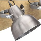  Industrijska stenska svetilka srebrna 68x23 cm E27 mangov les, (21410243) | Shoptok.si
