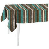 Mike & Co. NEW YORK smeđi stolnjak Jungle Stripes, 180 x 140 cm | shoptok.hr