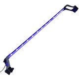 vidaXL LED svetilka za akvarij s sponama 90-105 cm modra in bela Cene