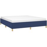  Posteljni okvir moder 180x200 cm blago, (20723306) | Shoptok.si