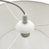 Luster na sajli SIRJA PLISADO 1xE27/15W/230V prečnik 35 cm bela | Eponuda.com