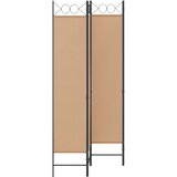  4-panelni pregradni zid Bež 160 x 200 cm Tkanina | Eponuda.ba