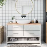 Kupaonska radna ploča 140 x 60 x 4 cm netretirano masivno drvo | shoptok.hr