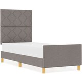 vidaXL Krevet od tkanine smeđe-sive boje 80x200 cm | shoptok.hr