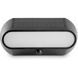 VIDEX led solarna stenska svetilka s senzorjem gibanja vodoravna 500lm 5000K 120° 250 x 120mm | Shoptok.si