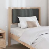 vidaXL tapecirani uzglavlje smeđa 80 cm masivni bor i tkanina | shoptok.hr