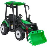 Traktor na akumulator s prikolicom MEGA D68 - zeleni | Shoptok.si