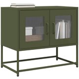 vidaXL TV ormarić maslinasto zeleni 68x39x60,5 cm hladno valjani čelik | shoptok.hr