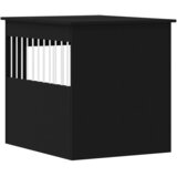 Namještaj s kavezom za pse crni 64,5 x 80 x 71 cm drveni | shoptok.hr