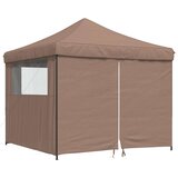 Šator za svadbe - šator za zabave Smeđa 292 x 292 x 315 cm Oxford tkanina | shoptok.hr